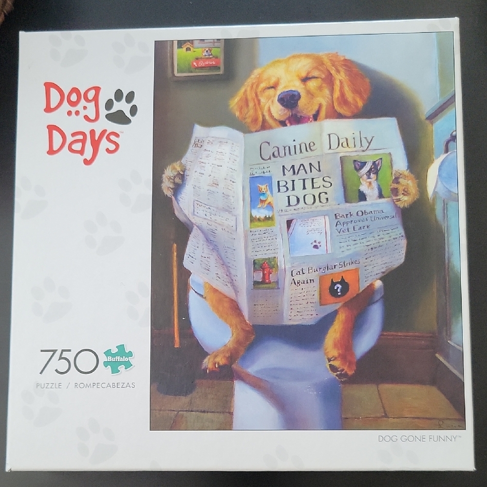 Buffalo David Bitton Dog Days Puzzle - Colorful Canine Fun